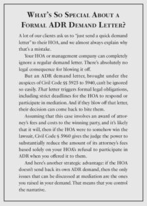 Why an attorney should draft an HOA ADR demand letter