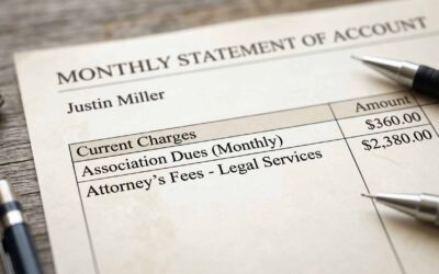 Can My HOA Charge Its Legal Fees to My Account?