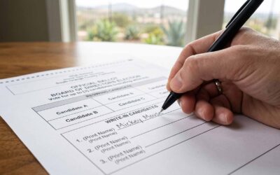 Can You Win a California HOA Board Seat as a Write-In Candidate?